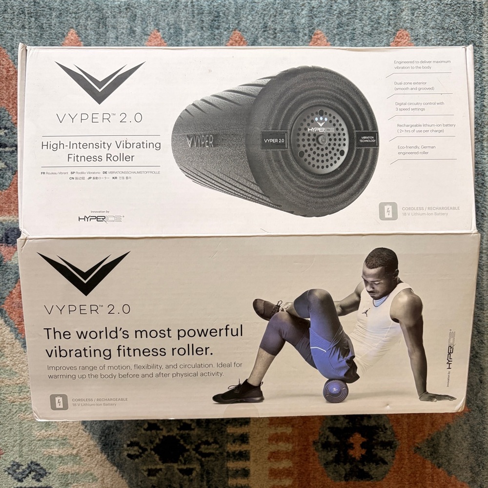 Never used Vyper 2.0 High-Intensity Vibrating Foam Roller - Black